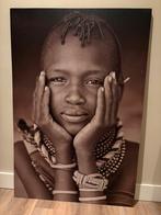 Prachtige portret op canvas, Ophalen, Zo goed als nieuw, Schilderij, 100 tot 125 cm