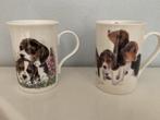 Beagles 2 lieve mokken met afbeelding, Ophalen of Verzenden, Zo goed als nieuw, Overige stijlen, Kop(pen) en/of Schotel(s)