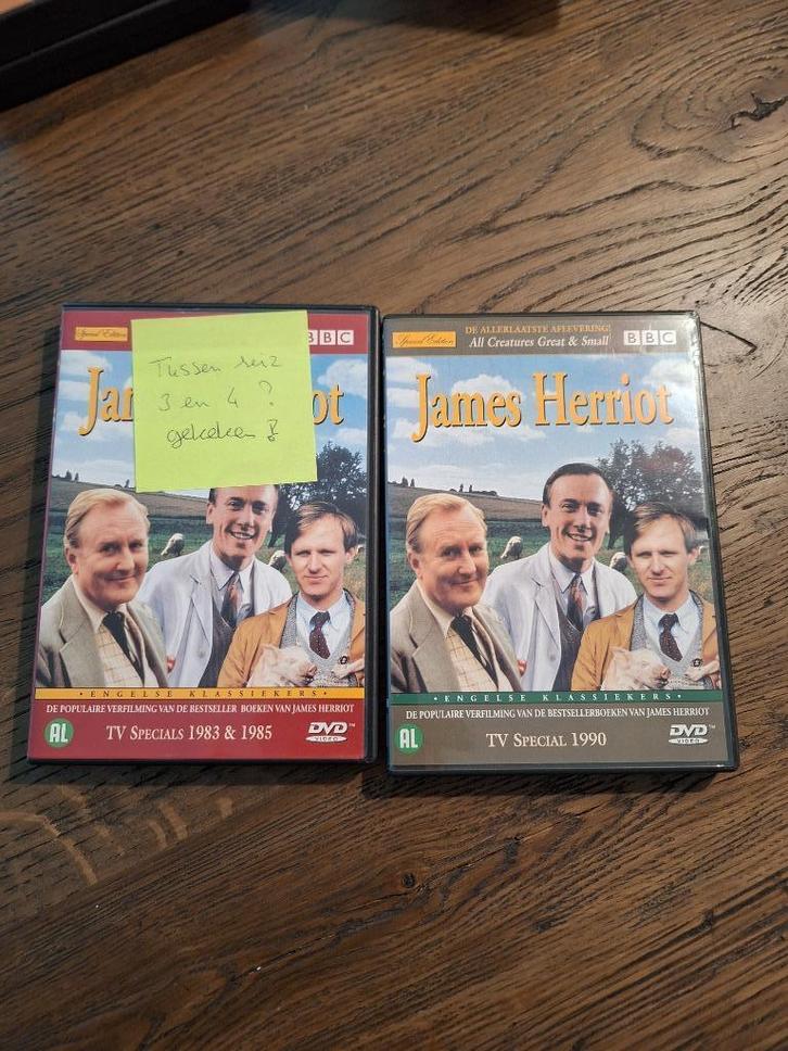 James Herriot All creatures great and small 1 / 7 + specials, Cd's en Dvd's, Dvd's | Tv en Series, Zo goed als nieuw, Drama, Boxset