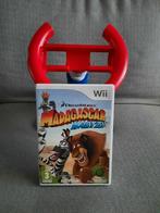 Wii Madagascar Kartz incl. Wii racing wheel, Spelcomputers en Games, Games | Nintendo Wii, 1 speler, Racen en Vliegen, Ophalen of Verzenden