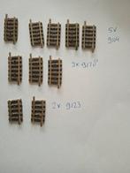 Set van 10 fleischmann pas stukken rails n spoor, Gebruikt, Gelijkstroom, Fleischmann, Rails