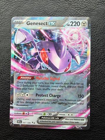 Genesect ex #067 scarlet violet black bolt  beschikbaar voor biedingen