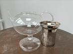Glazen theepot met rvs zeef, Nieuw, Glas, Overige typen, Ophalen of Verzenden