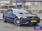 Mercedes C-klasse Estate 180 Luxury Line|Trekhaak|LED|Leder|, 4 cilinders, Met garantie (alle), Blauw, 184 pk