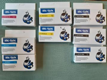 8 Zwarte & kleuren cartridges PIXMA beschikbaar voor biedingen