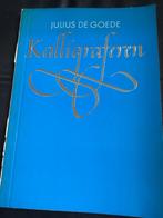 Kalligraferen - Julius de Goede, Boeken, Ophalen of Verzenden, Zo goed als nieuw, Tekenen en Schilderen