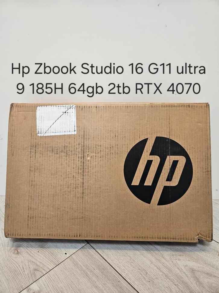Nieuw: Hp ZBook Studio 16 G11 ultra 9 185H 64gb 2tb RTX 4070, Computers en Software, Windows Laptops, Nieuw, 16 inch, SSD, 4 Ghz of meer