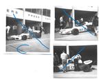Brabham Graham Hill Carlos Reutemann F1 Formule auto foto 3x, Verzenden, Zo goed als nieuw, Formule 1