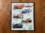 Cars 2 Poster in Lijst, Ophalen of Verzenden, Zo goed als nieuw, Wanddecoratie