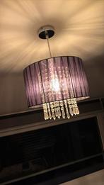 Prachtige hanglamp met diamanten, Huis en Inrichting, Lampen | Hanglampen, Ophalen of Verzenden, Zo goed als nieuw, Minder dan 50 cm