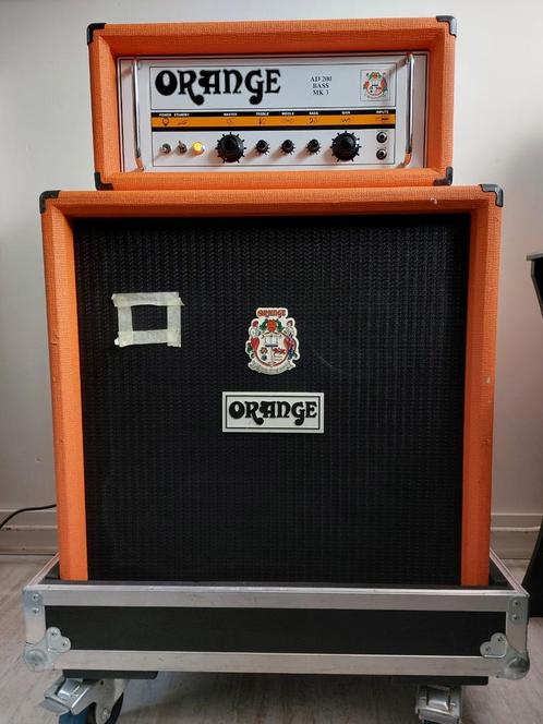 Orange AD200 mk3 + OBC410 + flightcases, Muziek en Instrumenten, Versterkers | Bas en Gitaar, Zo goed als nieuw, 100 watt of meer
