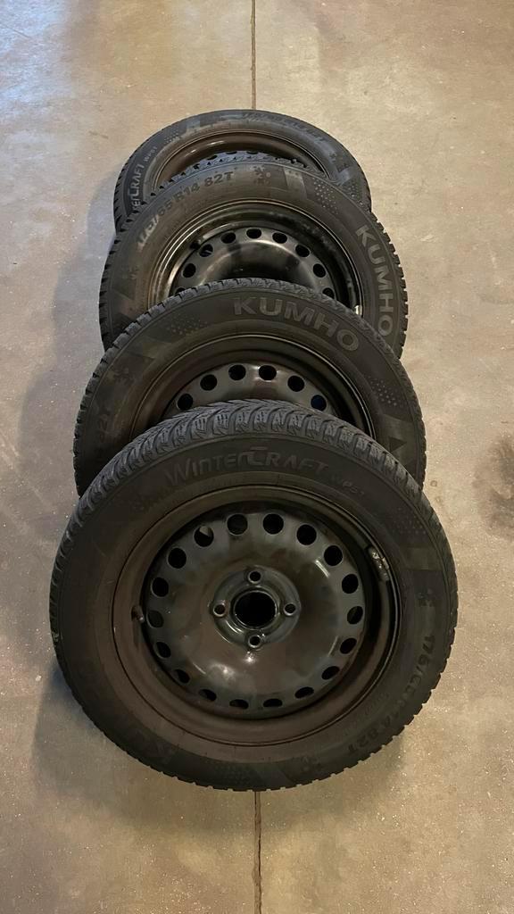 Winterbanden set VW UP - 175/65 R14, Auto diversen, Auto-accessoires, Gebruikt, Ophalen