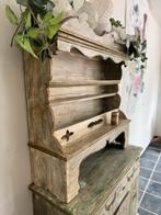 Antieke Oostenrijkse Wandkast met Opzetwandrek en ladenkast, Antiek en Kunst, Antiek | Meubels | Kasten, Ophalen