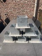 Paalhouder 160x160 Verzinkt, Doe-het-zelf en Verbouw, IJzerwaren en Bevestigingsmiddelen, Ophalen, Nieuw, Minder dan 50 mm, Overige typen