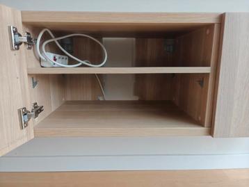 Ikea BESTA tv meubel white stained oak - afbeelding 6