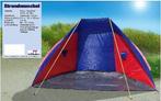 Strandtent windscherm schaduw schelp blauw rood, Ophalen of Verzenden, Gebruikt, Overige typen