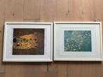Klimt & Van Gogh Prints in Lijst, Ophalen, Zo goed als nieuw, Print, Minder dan 50 cm