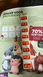 8 zegels Ekovriendjes met spaarkaart, spaarzegels Ekoplaza, Ophalen of Verzenden, Winkel, Super of Benzinepomp, Zegels, Bonnen of Punten