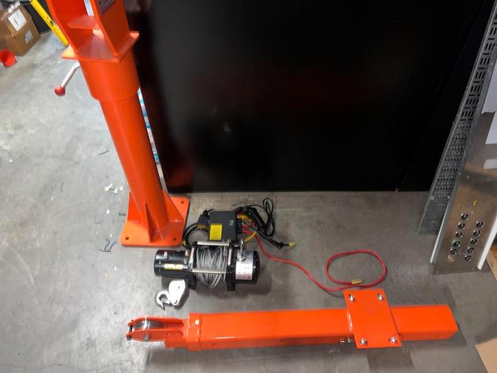 Elektrische laadkraan/aanhanger kraan 1000kg met certificaat, Doe-het-zelf en Verbouw, Lieren en Takels, Nieuw, Elektrisch, Ophalen