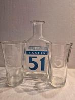 Pastis 51 setje (P51-2), Verzamelen, Ophalen of Verzenden, Gebruikt, Borrel- of Shotglas