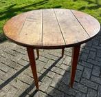 Antieke Engelse 19 eeuw ronde tafel klaptafel hangoor tafel, Ophalen