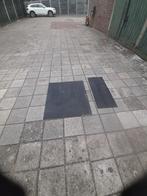 Stukken rubber 1cm dik, Tuin en Terras, Tegels en Klinkers, Ophalen, Gebruikt, Rubber, Overige typen