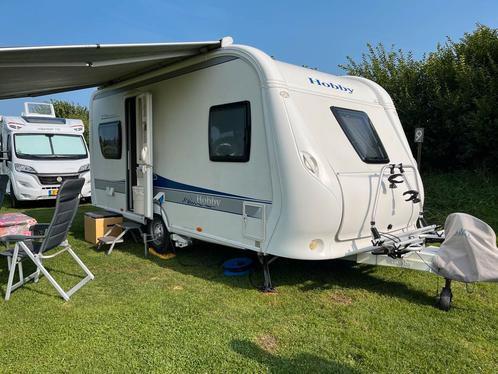 Hobby caravan 460 UFE bouwjaar 2010, Caravans en Kamperen, Caravans, Particulier, tot en met 4, 1000 - 1250 kg, Rondzit, Hobby