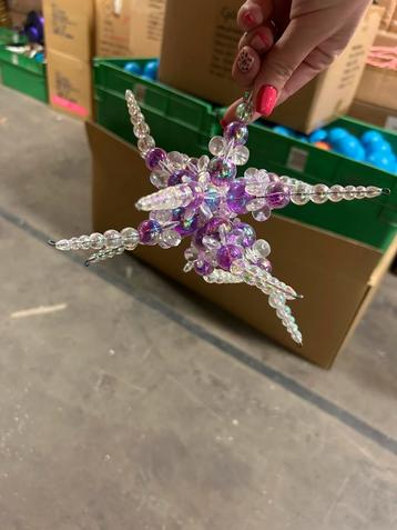 Kerst ster hanger paars beschikbaar voor biedingen