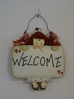 houten engel Appletree welcome welkom, Ophalen, Gebruikt