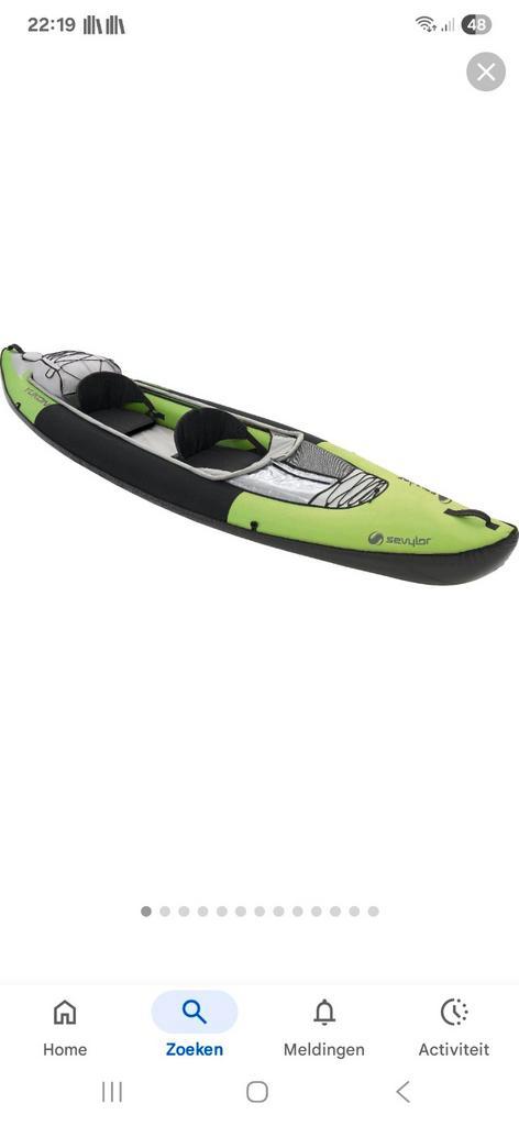 Sevylor Yukon 2-persoons kajak, Watersport en Boten, Kano's, Gebruikt, Kajak, Twee personen, Opblaasbaar, Ophalen