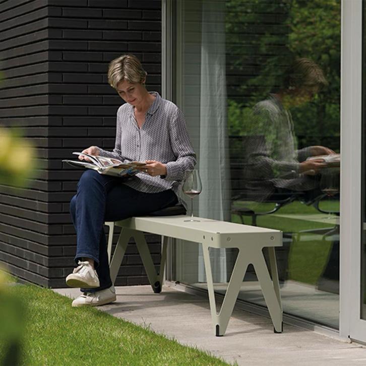 Functionals Lloyd bank 170cm, Huis en Inrichting, Tafelonderdelen, Gebruikt, 150 tot 200 cm, 150 tot 200 cm, Rechthoekig, Metaal