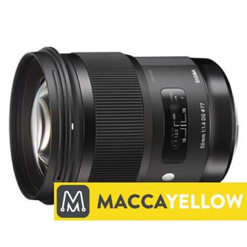 Sigma 50mm f/1.4 DG HSM Art (voor Canon) met garantie beschikbaar voor biedingen