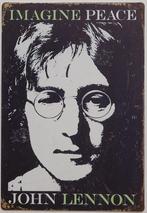 John Lennon Imagine Peace reclamebord van metaal wandbord