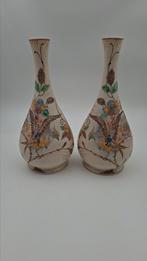 2 platelen spiegel vazen, Antiek en Kunst, Antiek | Keramiek en Aardewerk, Ophalen of Verzenden