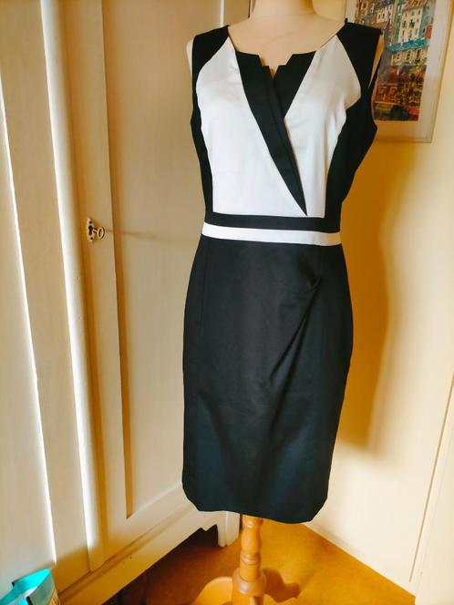 Zwart witte vintage cocktailjurk Mart Visser V&D 38 nieuw, Kleding | Dames, Gelegenheidskleding, Nieuw, Cocktailjurk, Maat 38/40 (M)