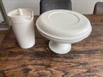 Tupperware set met vakjesschaal en doseerkan, Huis en Inrichting, Keuken | Tupperware, Ophalen of Verzenden, Zo goed als nieuw