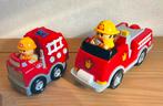Set van 2 brandweerauto’s met brandweermannen. Mega Bloks., Kinderen en Baby's, Speelgoed | Speelgoedvoertuigen, Ophalen, Gebruikt