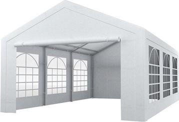 Partytent 6x4 rondom gesloten wit beschikbaar voor biedingen