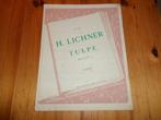 Heinrich lichner - morgenandacht - tulpe, Muziek en Instrumenten, Bladmuziek, Gebruikt, Ophalen of Verzenden, Artiest of Componist