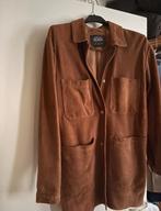 Trendy echt suède jasje in mooie kleur bruin, maat M, Maat 38/40 (M), Bruin, Verzenden, Zo goed als nieuw