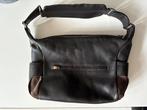 BREE leren schoudertas bruin, Ophalen of Verzenden, Zo goed als nieuw, Bruin