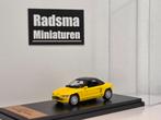 Honda Beat 1991 - Geel - 1:43 Japan hachette, Overige merken, Auto, Nieuw, Ophalen of Verzenden