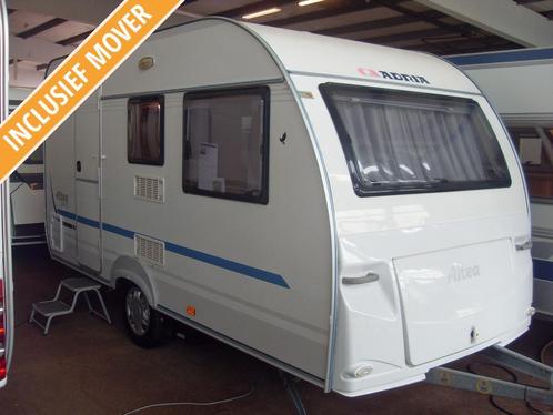 Adria Altea 390 PS met Mover en Voortent in nieuw staat met, Caravans en Kamperen, Caravans, Bedrijf, tot en met 4, 750 - 1000 kg