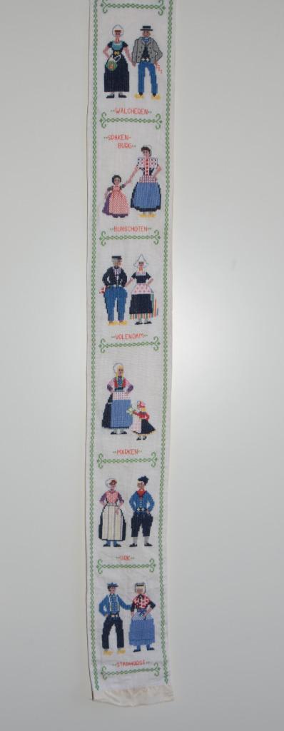 Oud geborduurd Schellekoord Klederdrachten Staphorst Marken, Huis en Inrichting, Woonaccessoires | Wanddecoraties, Ophalen of Verzenden