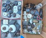 Antiek elektronica stopcontact schakelaars bakeliet enz, Ophalen of Verzenden