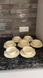 7 plateel kop en schotels Koram van RAM Arnhem, Antiek en Kunst, Ophalen of Verzenden