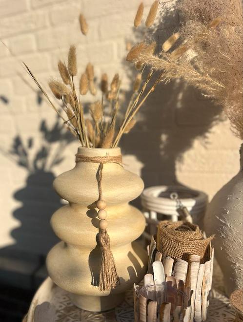 Ibizastyle vazen, Huis en Inrichting, Woonaccessoires | Vazen, Zo goed als nieuw, Overige kleuren, Minder dan 50 cm, Overige materialen