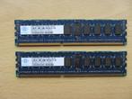 2x Nanya 4GB PC3-10600 DDR3-1333MHz ECC Registered CL9 240-P, Computers en Software, RAM geheugen, 1333 MHz, Server, DDR3, Ophalen of Verzenden