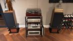 Te koop Keesonic KRF houtfineer, Audio, Tv en Foto, Ophalen, Gebruikt, 60 tot 120 watt, Front, Rear of Stereo speakers
