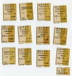oude treinkaartjes 1952-1953, Ophalen of Verzenden, Gebruikt, Trein, Overige typen